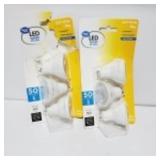 6 New open pack LED spotlights GU10 base