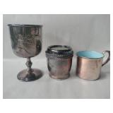Goblet container cup