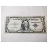1935 D  Blue seal silver certificate 1$