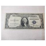 1935 D Blue seal silver certificate 1$
