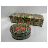 Handmade and painted in kashmir trinket boxes