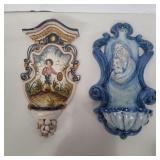 2 holy water fonts made in Italy and