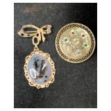 1/20 12k gold filled  brooches .445oz