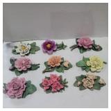 9 capodimonte flowers could have chips