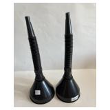 2 Flexible funnels with mesh filter