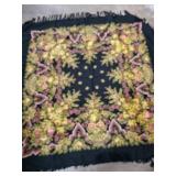 Russian shawl with fringe
