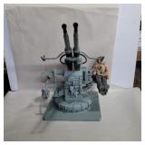 G.I. Joe navy gunner stand with G.I. Joe doll