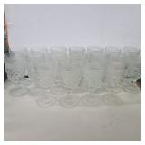 18 anchor Hocking Wexford water goblets