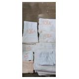 ELA monogram towels , wash cloth and drying