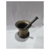 Brass Mortar and Pestle