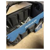 Hercules tool bag with socket set flush cut saw