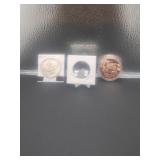 3 Coin Lot/ 1 -1971 Ike Dollar 1-Gram .999 Fine