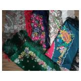 Vintage Handchuck  Kashmir 100% Wolle  scarves