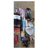 Poker set, Tigger kite, hand towels, clocks ,