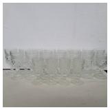 15 Anchor Hocking Wexford water 5in and 4 cordial