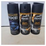 3 axe body sprays