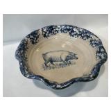 Bastine pottery 1982 serving dish