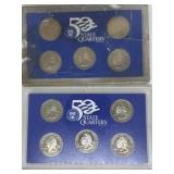 1999 and 2000 State Quarters US Mint Proof Sets,