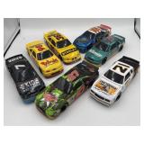Autographed 1:24 diecast NASCARs & banks
