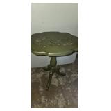 Hand painted wooden plant stand 16x12x18in