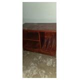 Wooden file organizer with 2 drawers