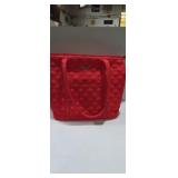 Vera bradley Large red 14x17in hand bag
