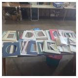 Assorted pre cut matting assorted sizes and