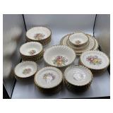 Royal China dinnerware set in the "Quban Royal"