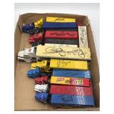 Autographed 1:64 diecast NASCAR semi trucks