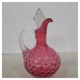 Fenton cranberry creut 6.5in tall