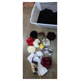 Floral bows , scarff accents, scarves  and shash