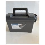 Plastic ammo box 11-1/2 W x 7-1/8 in H x 5-1/8 in