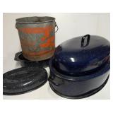 Galvanized Bucket & Roasters