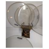 Brass Piano Man & Lots Of Drum Heads