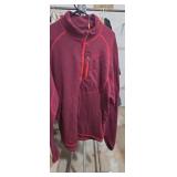 Dark red Oakley XL fleece sweater