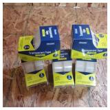 5 double packs transparent tape