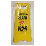 New Double Sided Folding CAUTION Sign