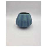 Van Briggle Blue Ming Yucca Leaves Vase