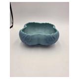 Van Briggle Blue Ming Oak Leaf Planter