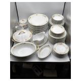 Meito China vintage Japanese dinnerware 60+