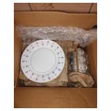 Two boxes of Noritake porcelain ware. "Rosalie"