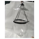 colonial Bell jar glass lantern Belgian lamps