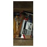 Hammers, stapler, Allen keys, wire brush , c