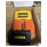 DeWalt and Black & Decker bit sets