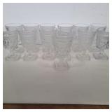 13 Imperial cape cod water goblets 5.5in tall