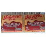 4- 16ct packages of velveta sharp cheddar cheese