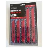5 pc metal reciprocating saw blade set