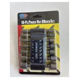 14 pc Power nut driver set