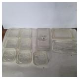 Glass dishes and lids