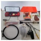 Weller soldering tool, sanding pads, and other